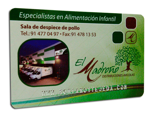 foto tarjetas pvc modelo 8